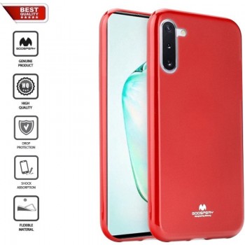 Goospery silikoninis dėklas - raudonas (Galaxy Note 10)